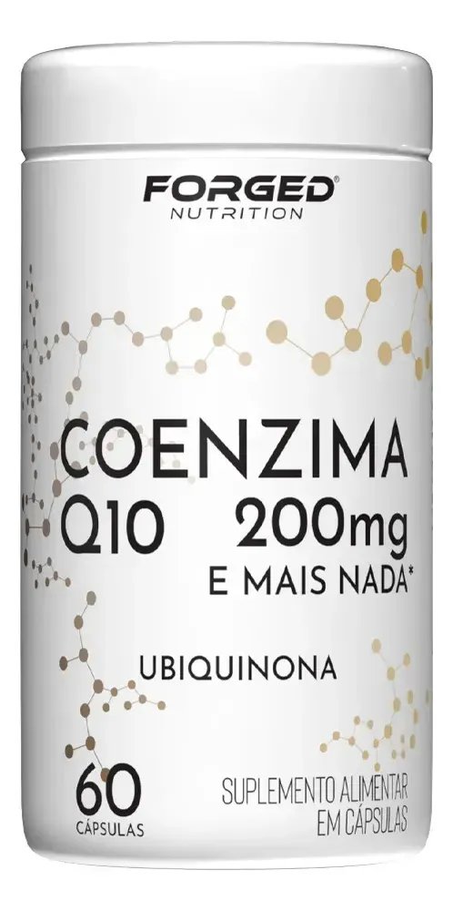 Coenzima Q10 200mg Pura Alta Concentração 60 Cápsulas - Forged Nutrition
