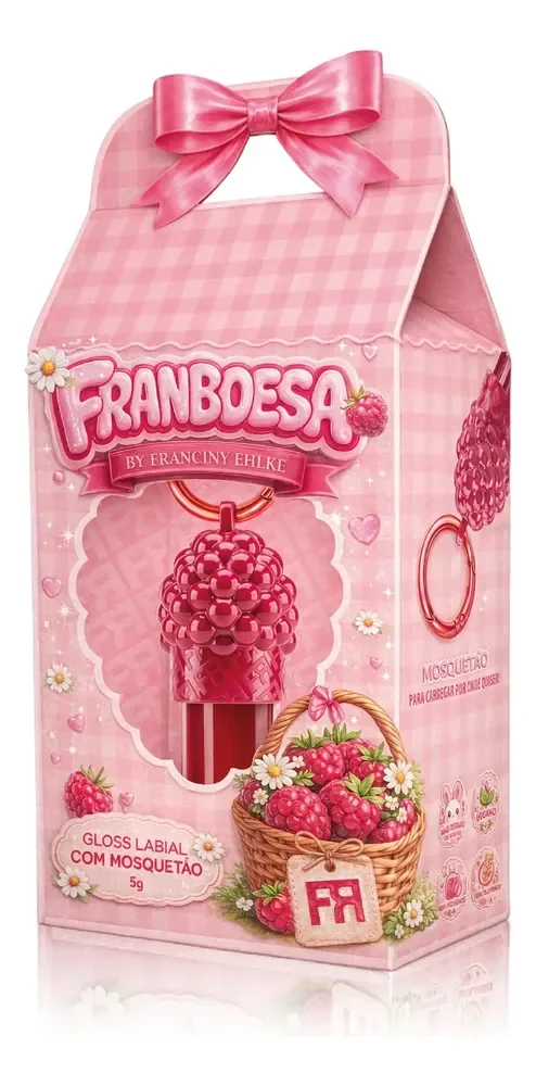 Gloss Franboesa By Franciny Ehlke Vermelho