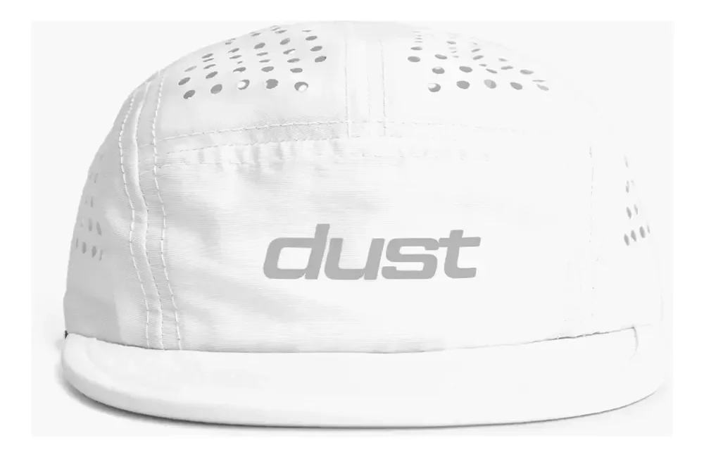 Boné Five Panel Performance Airtech Branco Ultra Leve Aba Curta Dust Desenho Do Tecido Lisa Nylon Tamanho Un Flexível Refletivo Secagem Rápida Unissex