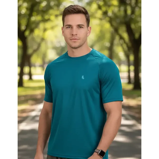 Camiseta Básica Lupo Confortável Masculina Dry Fit Academia