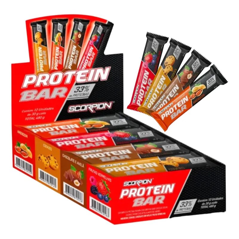 Barra de Proteína Bar 30g com 33% de Proteína