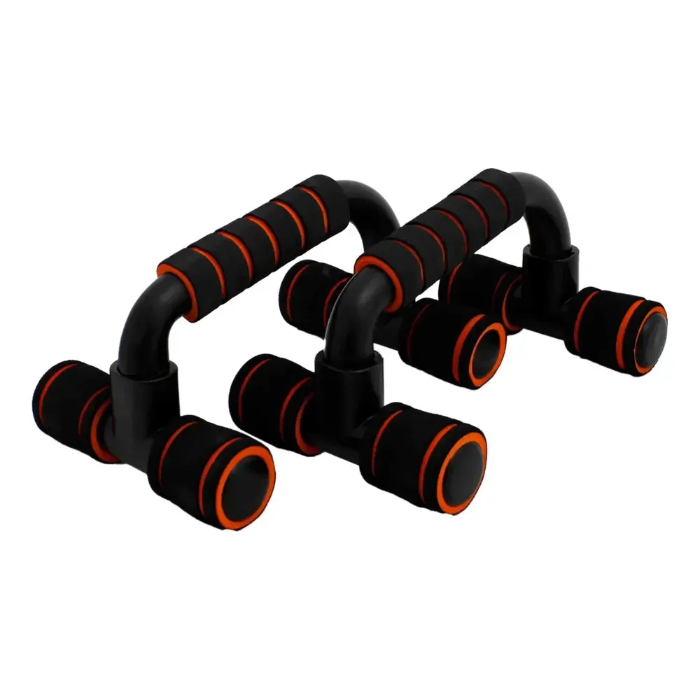 Barras Para Flexão Imporiente Preta Antiderrapante Pvc Par Preto