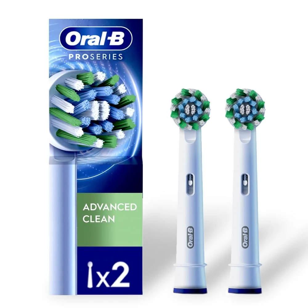 Oral-B Refil para Escova de Dente Elétrica Pro Series Advanced Clean, 2 Unidades