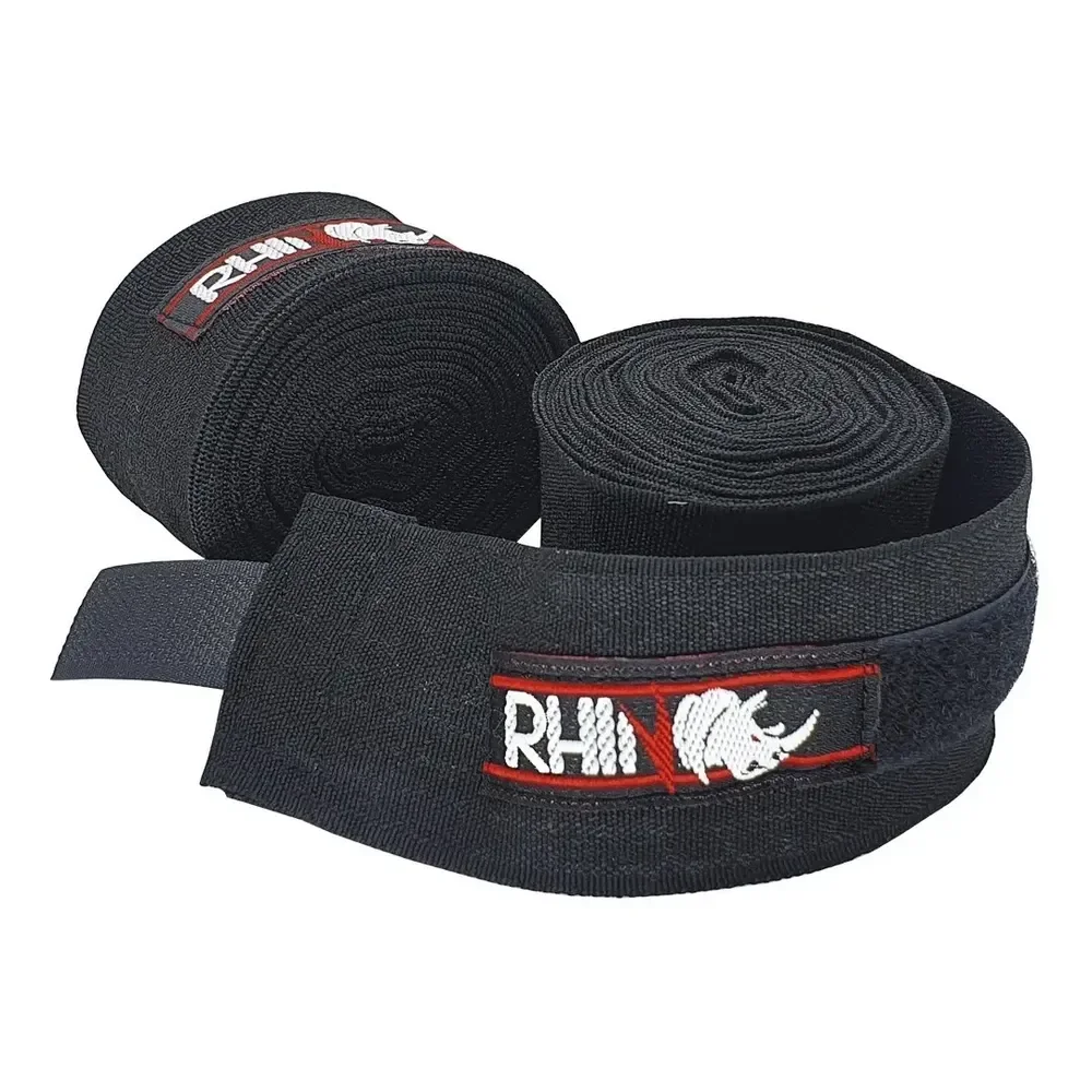 Bandagem Elástica Rhino Bandana 5m Metros - Preto