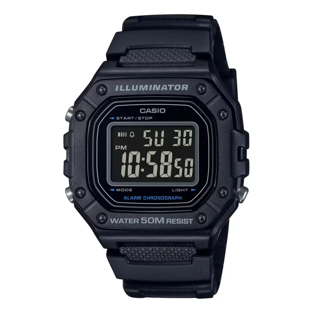 Relogio Casio Masculinoo Standar W-218h-1bvdf