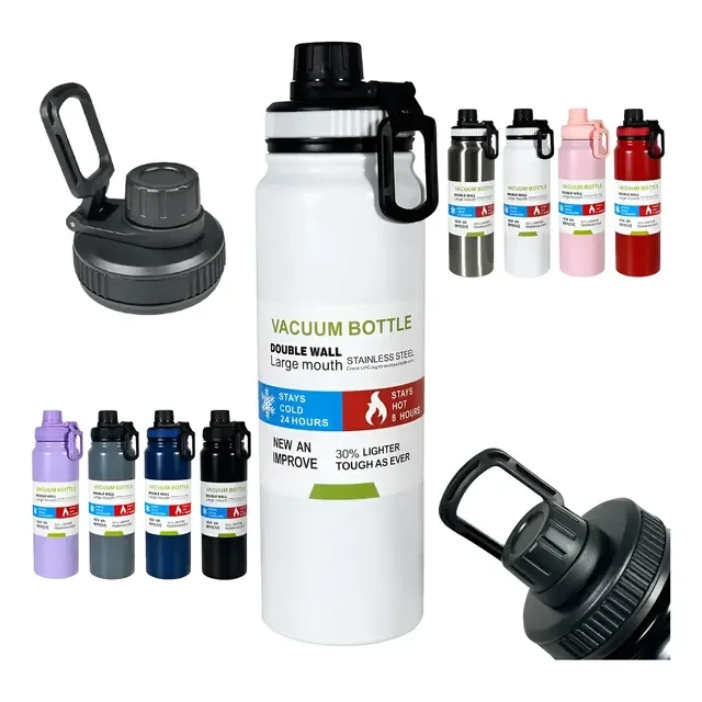 Garrafinha Térmica 800ml Azarte Isolamento Garrafinha Treino