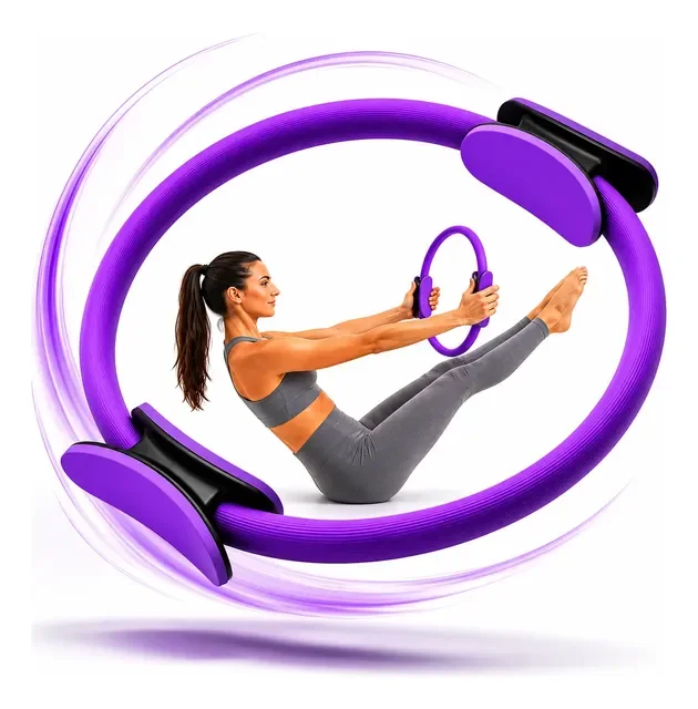 Anel Pilates Arco Tonificador Flexível Círculo Mágico Yoga