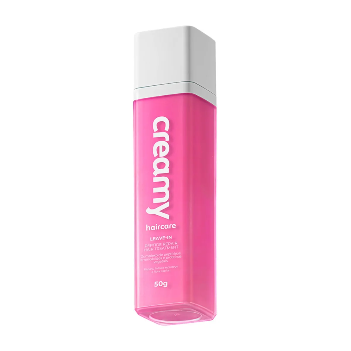 Creamy Haircare Leave-in Peptide Hair 50g | Recupera a Fibra Capilar, Repara Dano Térmico, Dá Brilho ao Cabelo | Todos os Tipos de Cabelos