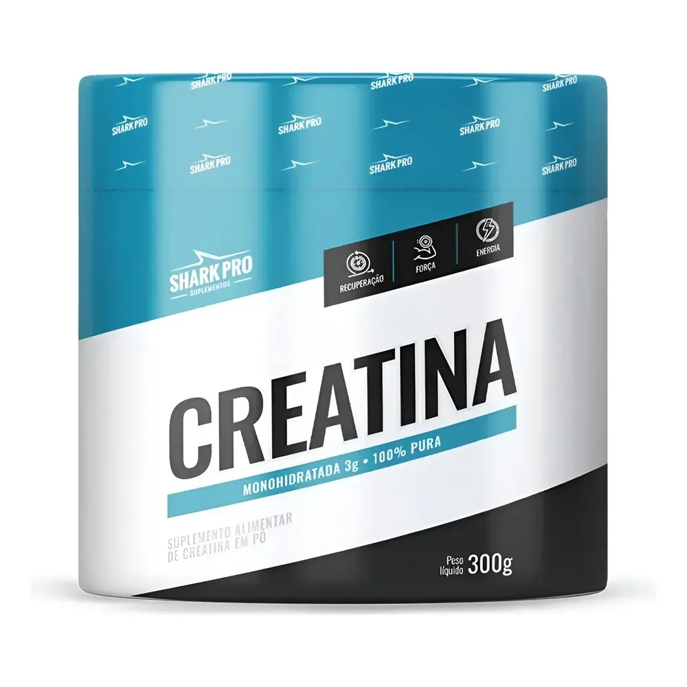 Creatina Monohidratada Shark Pro 300g Natural