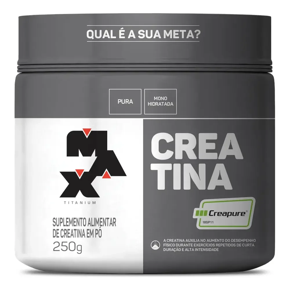 Creatina Pura Selo Creapure 250g Grow Thisold - Max Titanium Sabor Sem Sabor - O R I G I N A L Sem Sabor/original