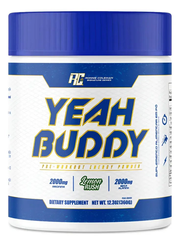 Pré Treino Yeah Buddy Ronnie Coleman 360g Lemon Rush Limon Rush