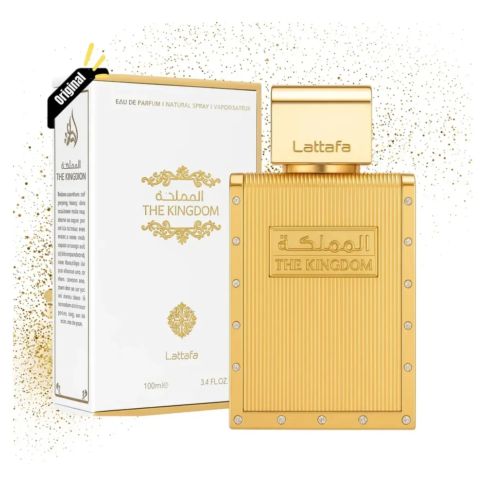 Perfume Árabe The Kingdom Eau De Parfum Lattafa 100ml Para Homens Masculino