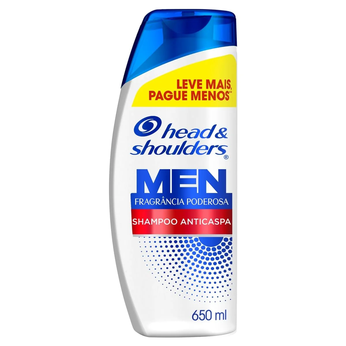 Head & Shoulders Shampoo Anticaspa Fragrância Poderosa Old Spice 650 ml