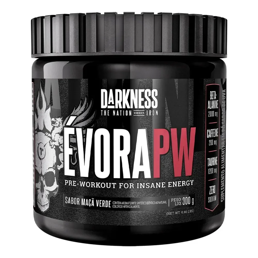 Évora Pré Treino Maçã Verde 300g Darkness
