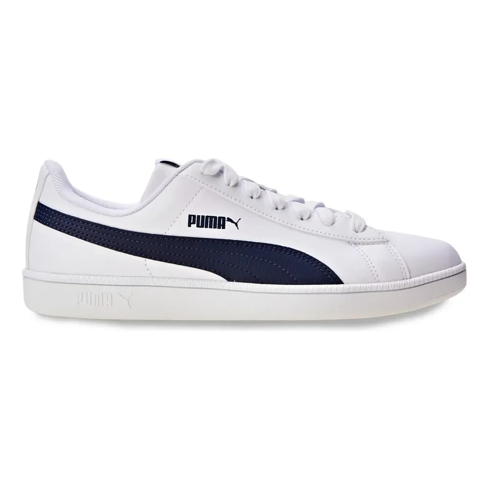 Tênis Casual Masculino E Feminino Up Puma Branco Azul-escuro Geométrico 42 Br