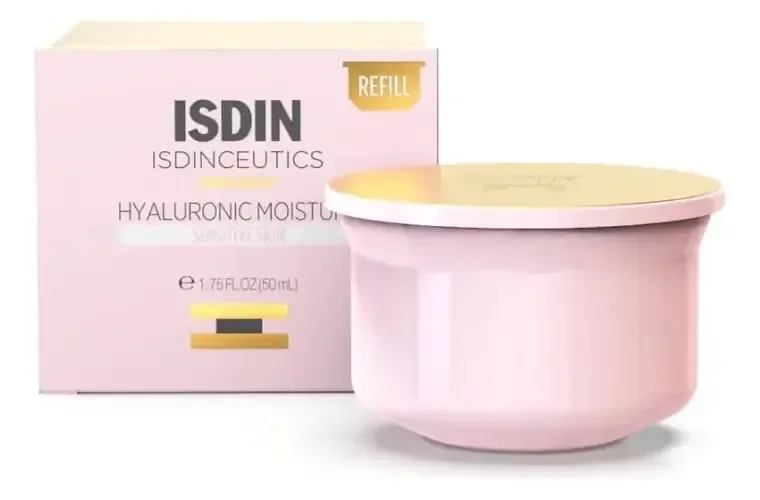ISDIN Refil Creme Anti-Idade para Pele Sensível Isdinceutics Hyaluronic Moisture Sensitive Skin - 50g