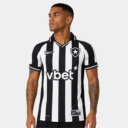 Camisa Botafogo I 25/26 s/n Torcedor Reebok Masculina