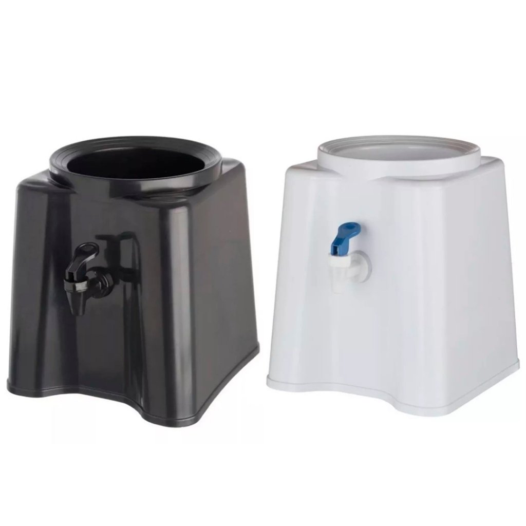 Suporte Para Água Mineral Plastico Base Para Galão Garrafão Preto