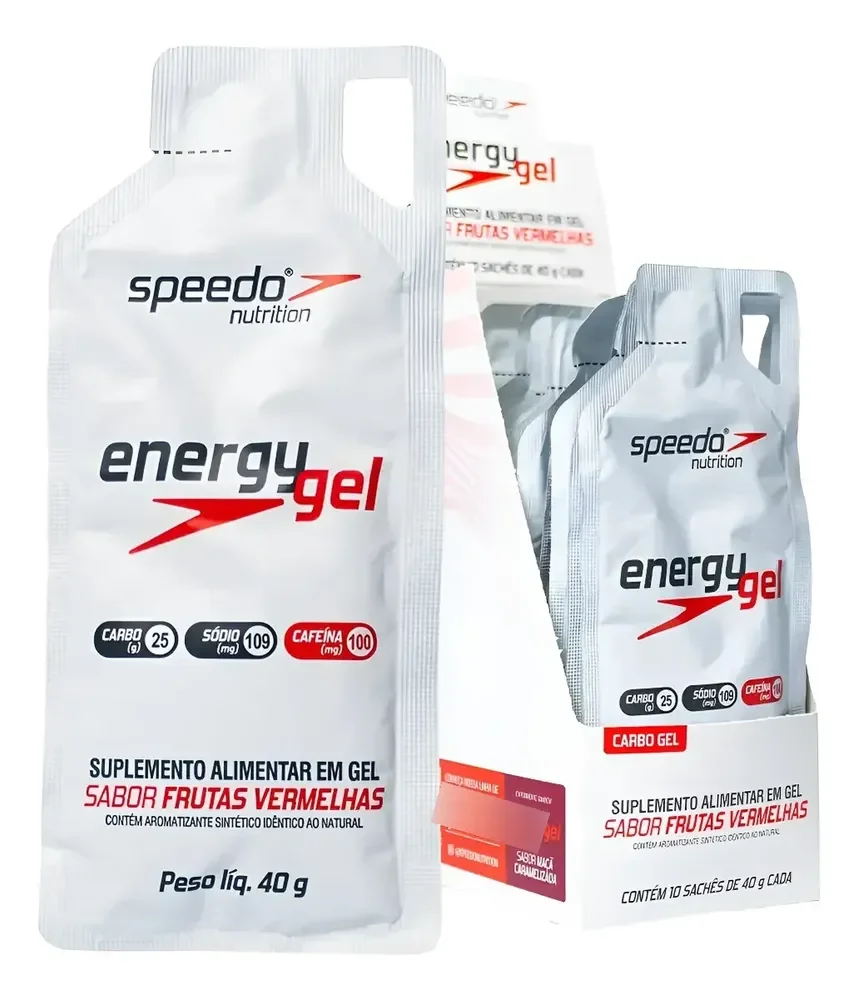 Energy Gel Z2 Speedo Frutas Vermelhas Box 10uni Frutas Vermelhas