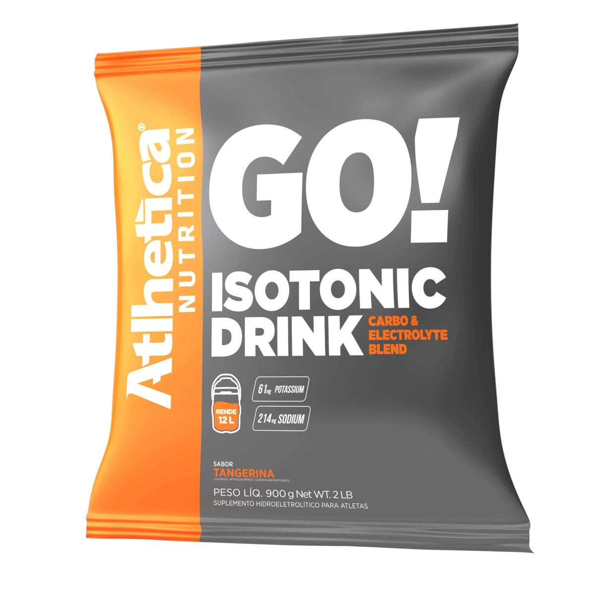 Isotonic Drink (900g) - Sabor Tangerina, Atlhetica Nutrition