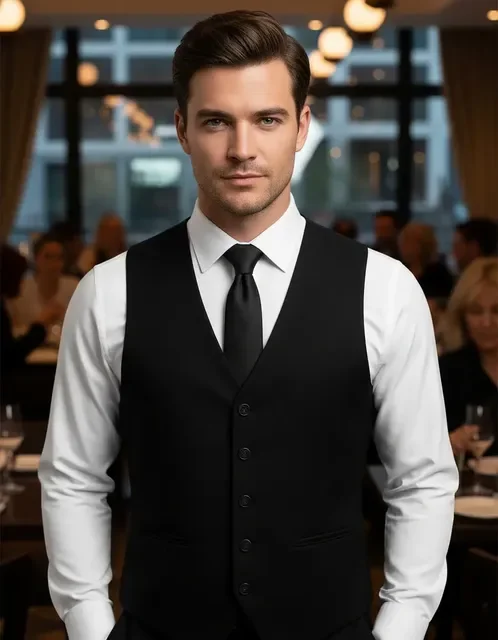 Colete Social Slim Masculino Ajustável Várias Cores