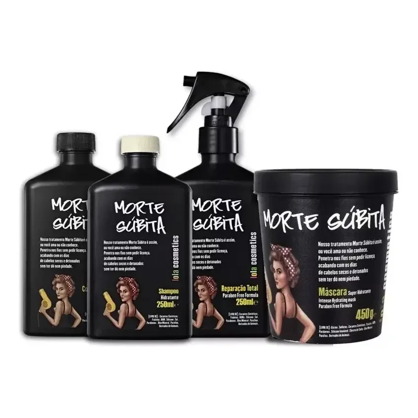 Kit 4 Produtos Morte Súbita Lola Cosmetics