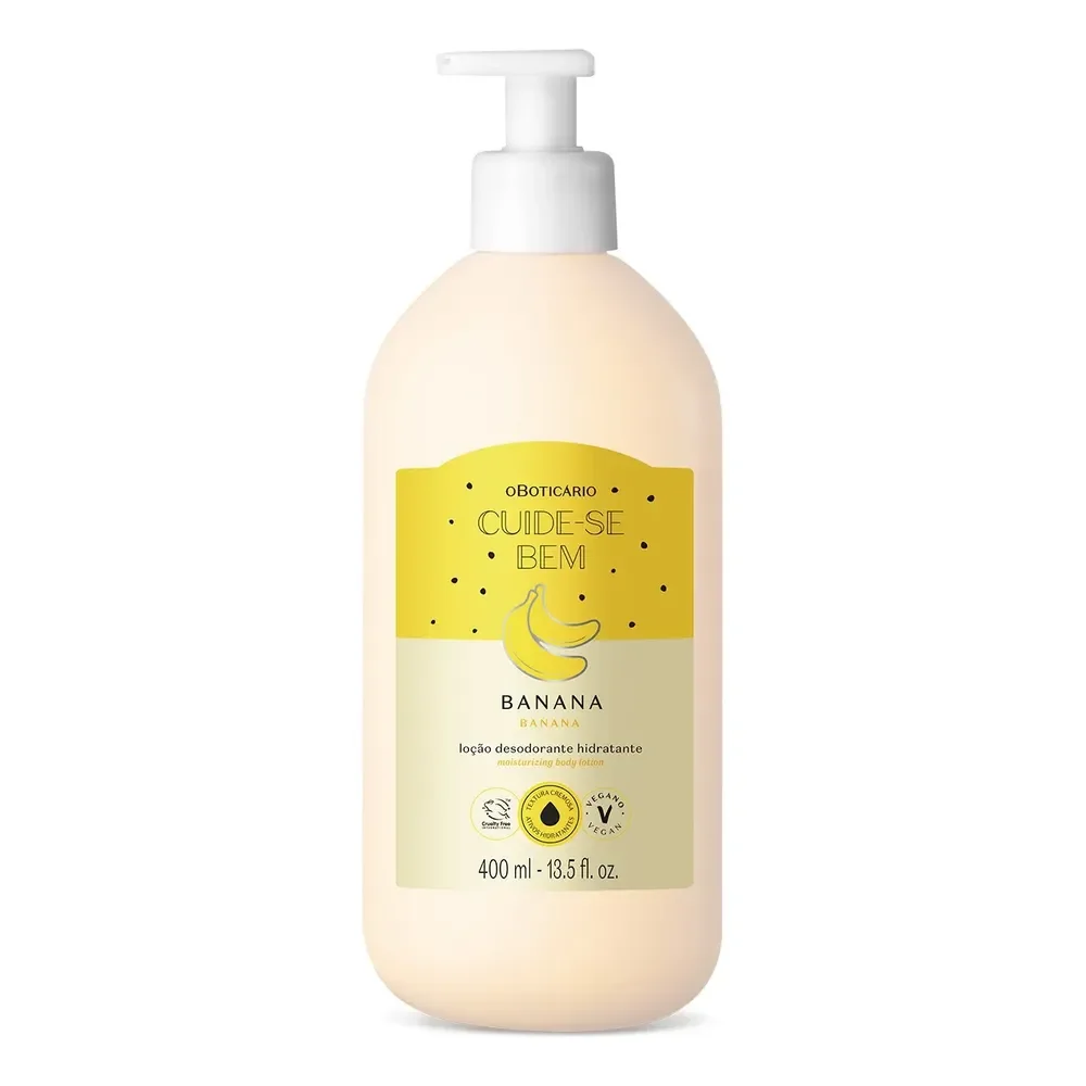 O Boticário Cuide-se Bem Feira Banana Loção Corporal 400ml Banana