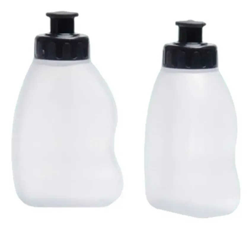2x Squeeze Garrafinha Mini 245ml Corrida Rua Água Hidratação