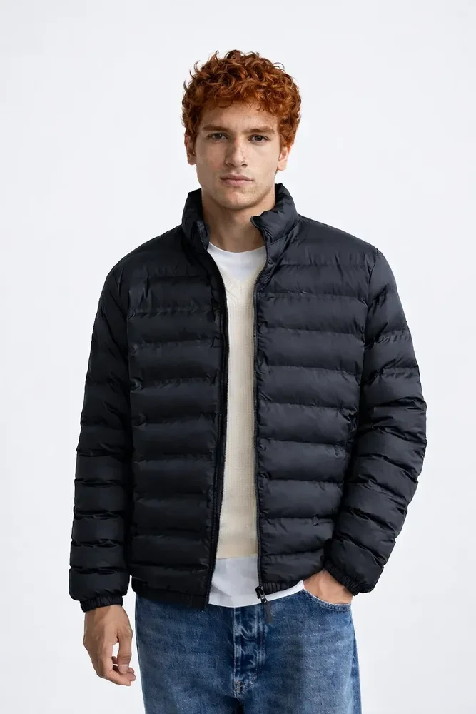Jaqueta Puffer De Frio Intenso Blusa Impermeável Inverno Preto G