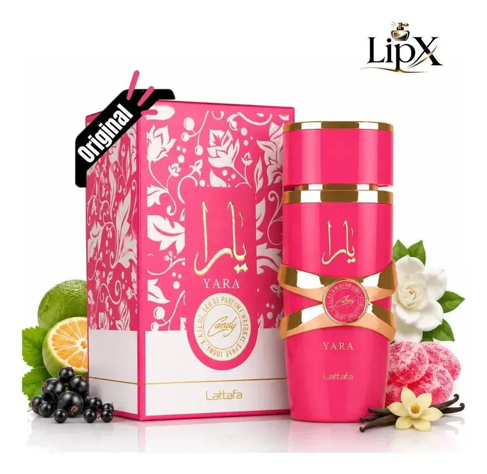 Perfume Árabe Yara Candy Lattafa Feminino Edp 100 Ml