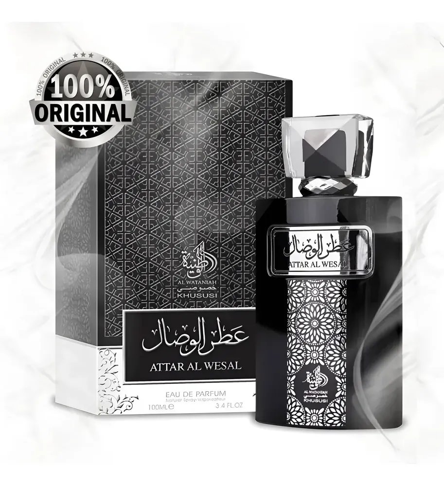 Perfume Attar Árabe Al Wesal Wataniah 100ml - Masculino Eau De Parfum Lacrado Importado