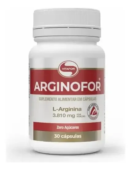 Arginofor Vitafor  30 Cápsulas Sem Sabor Sem Sabor