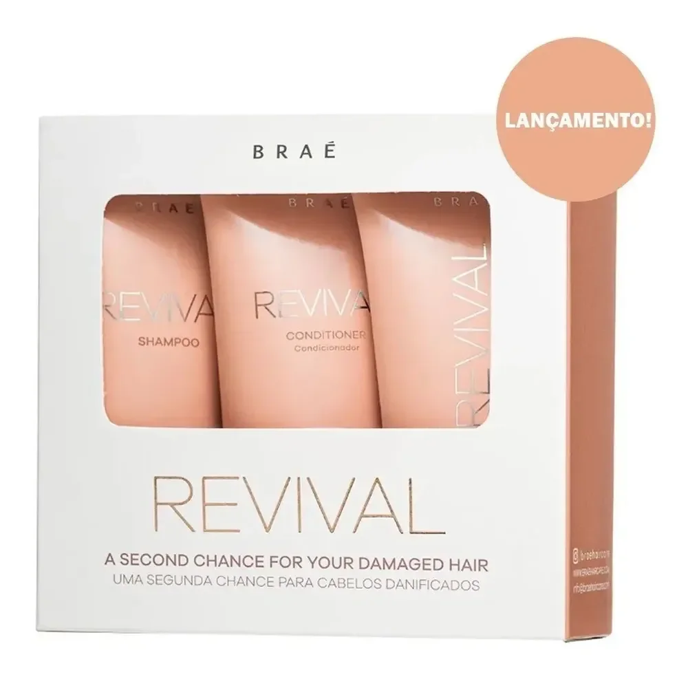 Kit Miniatura Viagem Brae Revival 3 X 60ml
