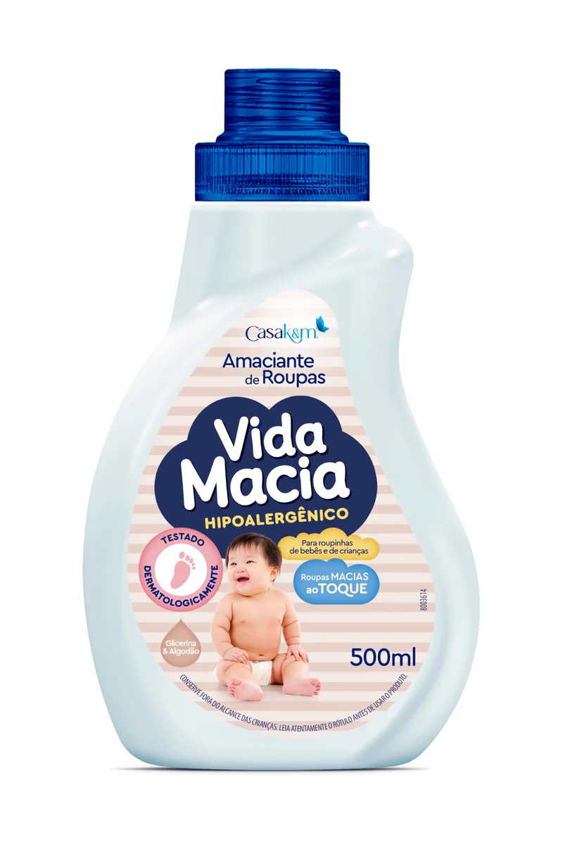 Vida Macia Amaciante Glicerina & Algodão 500Ml