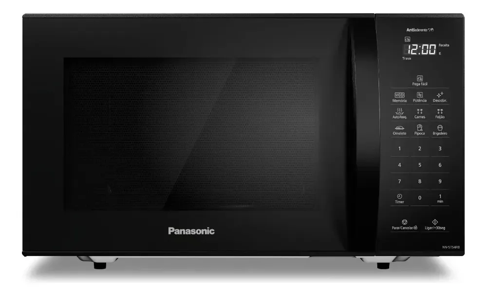 Micro-ondas Panasonic Nn-st54rbru 27 Litros Preto