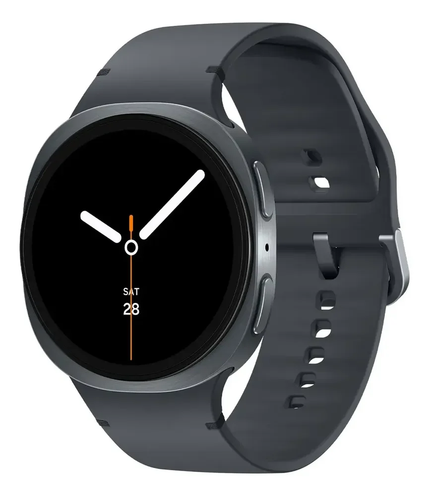 Smartwatch Samsung Galaxy Watch 8 44mm, Com GPS e NFC, em Alumínio Cinza-escuro