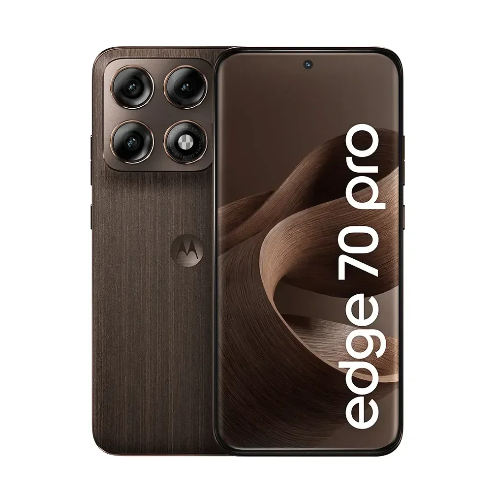 Smartphone Motorola Edge 70 Pro 5g - 256gb 24gb (12gb Ram+12gb Ram Boost), 4 Câmeras De 50mp, Tela 1.5k Extreme Amoled 144hz, Bateria 6500 Mah, Ip68/ip69 - Madeira