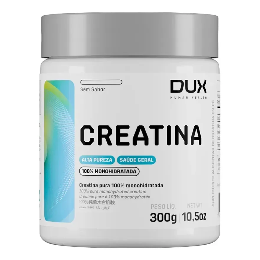 Creatina Monohidratada Dux Nutrition 300g Sem Sabor Sem Sabor