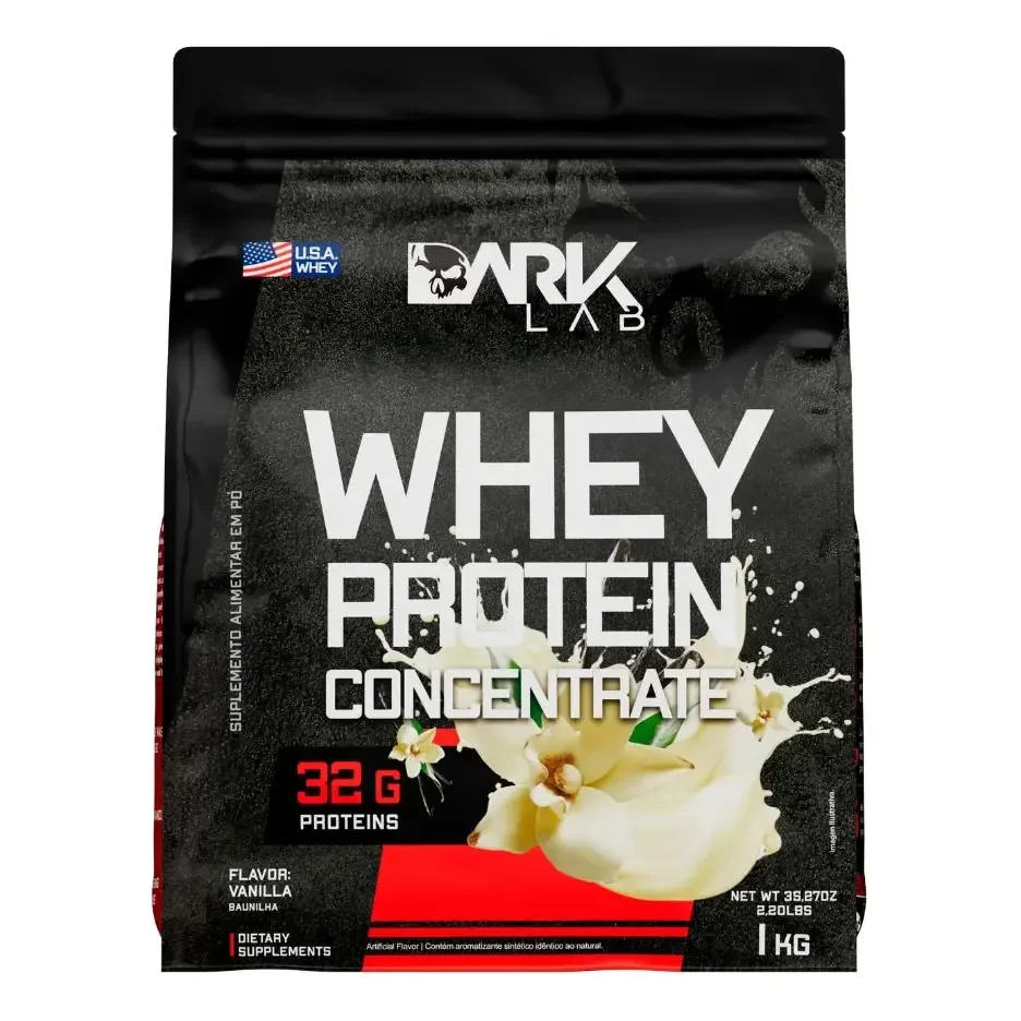 Whey Protein Concentrado 1kg Dark Lab Sabor Baunilha