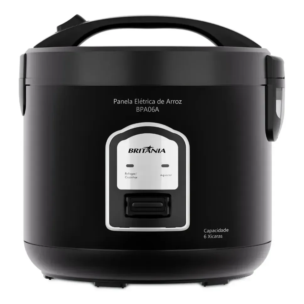 Panela De Arroz Britânia, Preta, 220v - Bpa06a Preto