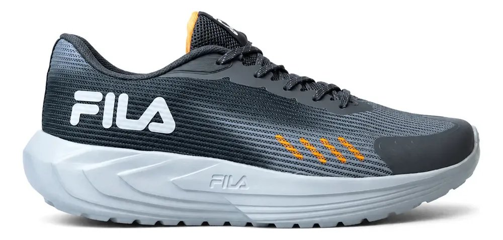 Tenis Fila Sprint Leve Masculino Esportivo Academia Treino Grafite/cinza Mesh 40 40