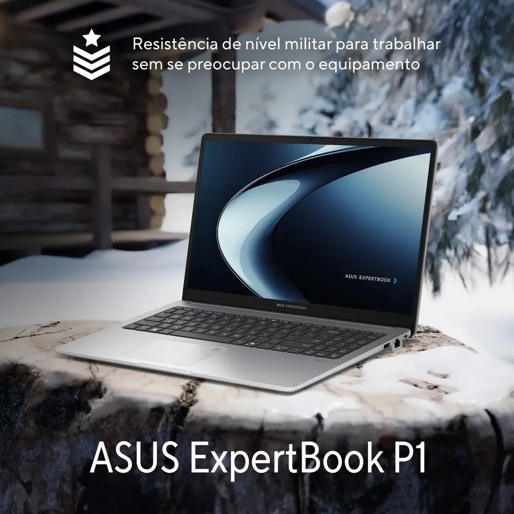Note Asus Expertbook P1 Rz 5 8gb 512 Gb Ssd W11 Misty Grey