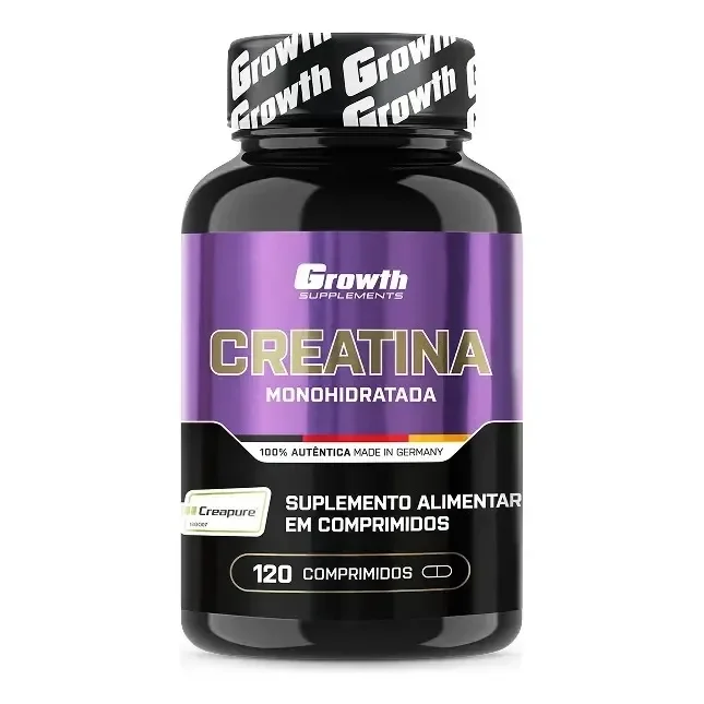 Creatina Creapure® 120 Comprimidos Growth Supplements Neutro