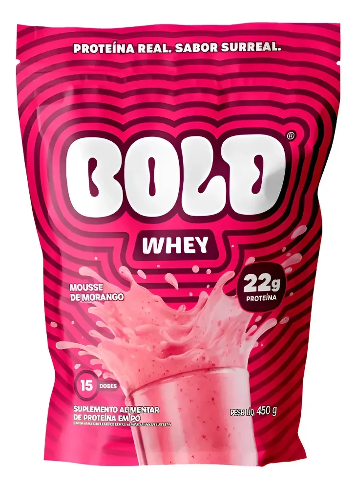 Bold Whey Mousse De Morango 450g Mousse De Morango