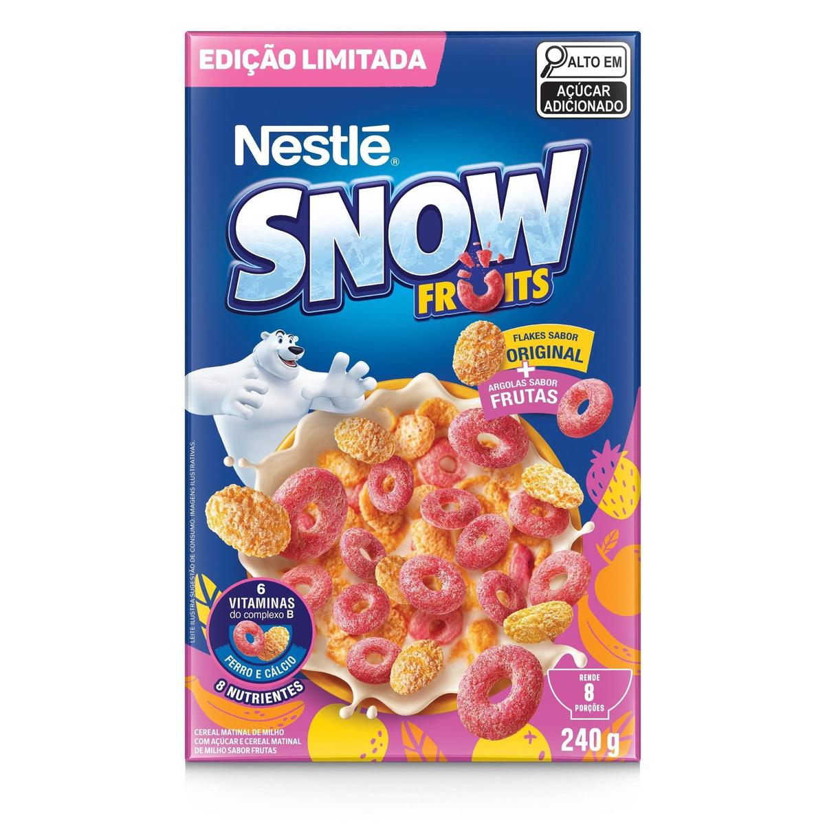 Cereal Matinal Snow Fruits 240g