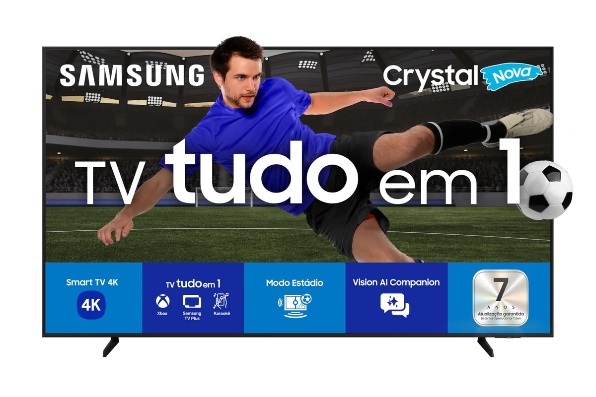 Samsung Smart TV 43" Crystal UHD 4K U8600F 2025