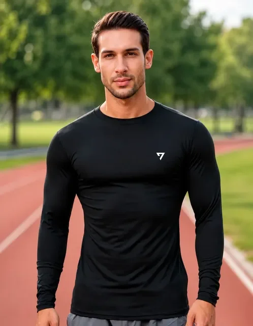 Camisa Térmica Masculina Segunda Pele Proteção Solar Uv50-