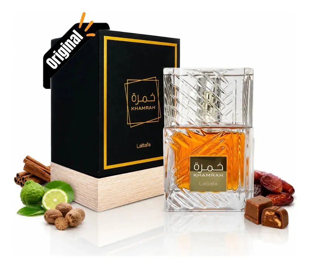 Perfume Árabe Khamrah Masculino Eau De Parfum 100Ml
