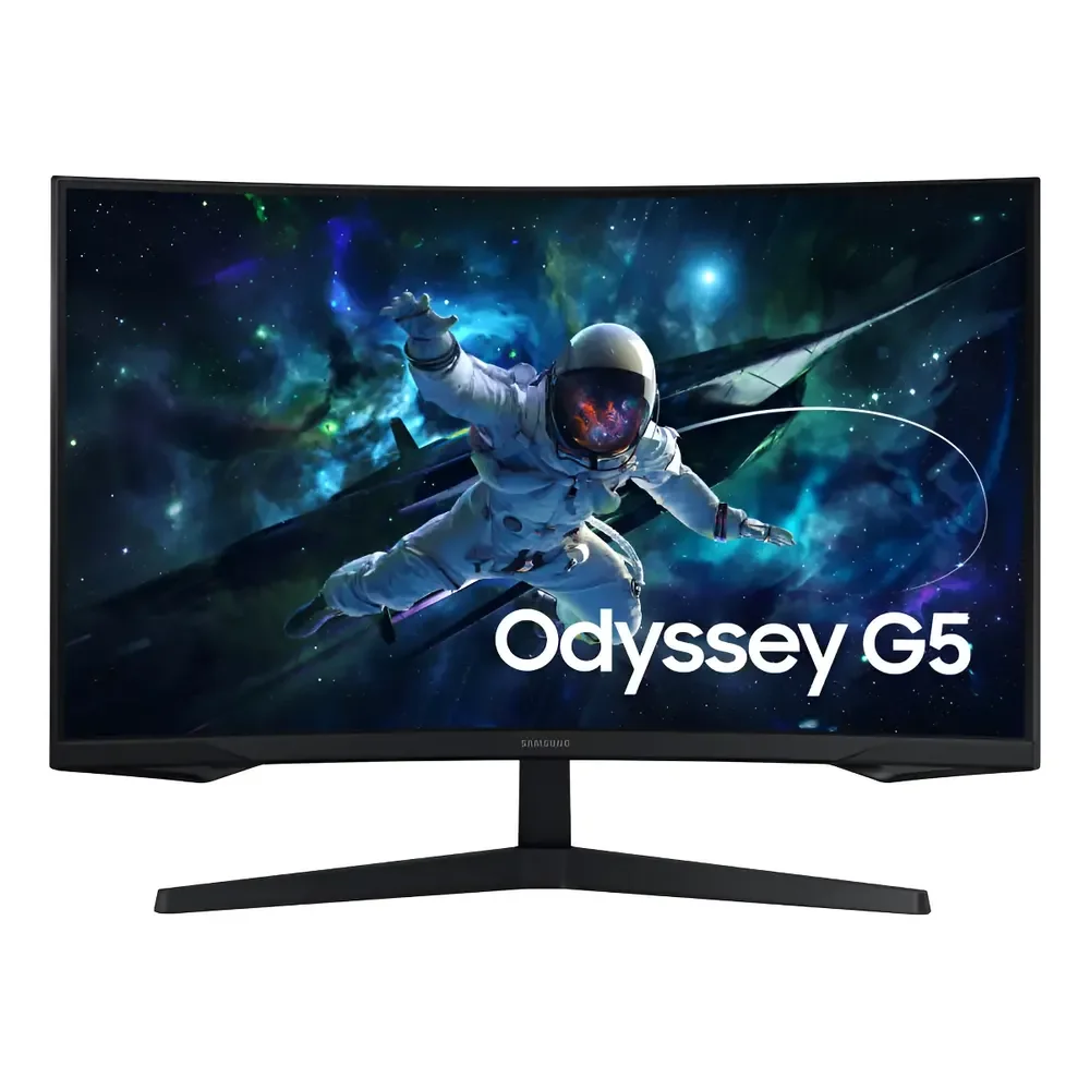 Monitor Gamer Samsung Odyssey G5 32 Curvo 165hz 1ms Bivolt Preto