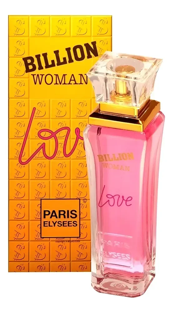 Billion Woman Love Paris Elysees Perfume Feminino De 100 Ml
